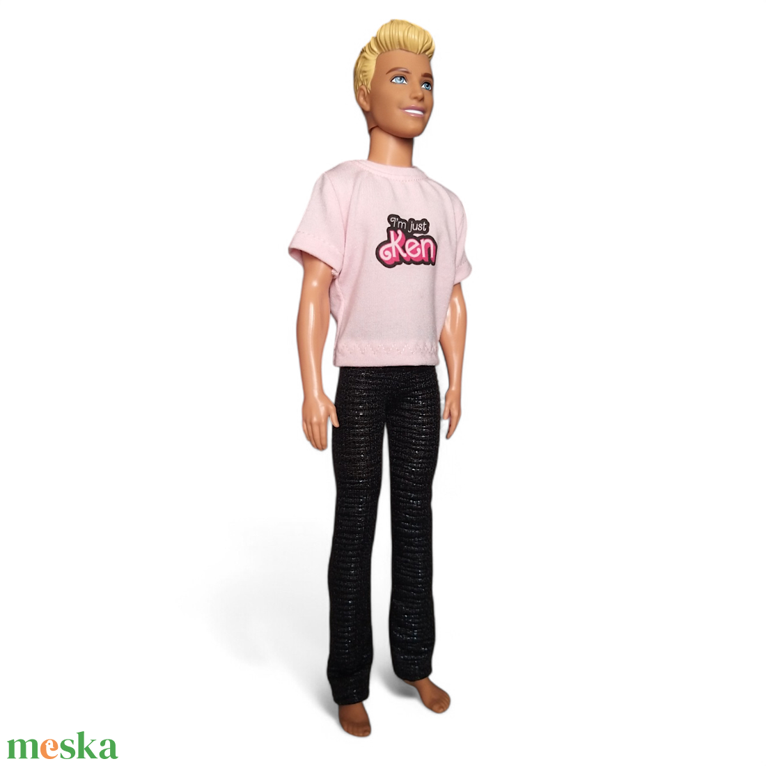 Fiú póló, Ken póló, I'm just Ken mintával- ruha barbie típusú babákhoz (f007rk) - játék & sport - baba & babaház - barbie ruhák - Meska.hu