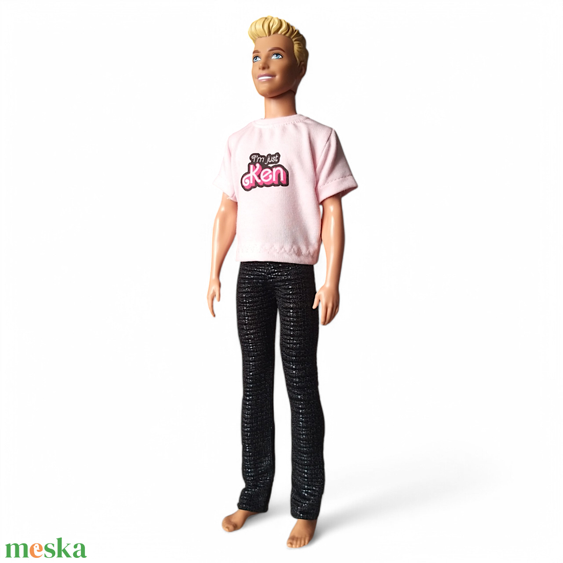 Fiú póló, Ken póló, I'm just Ken mintával- ruha barbie típusú babákhoz (f007rk) - játék & sport - baba & babaház - barbie ruhák - Meska.hu