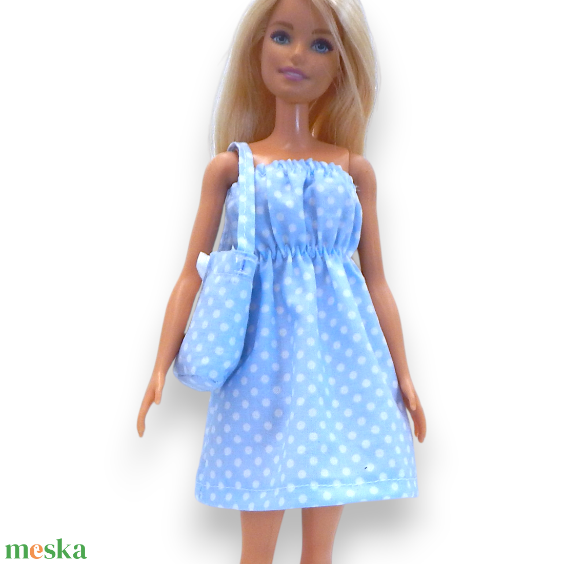 Kék pöttyös vászon nyári ruha táskával barbie típusú babákhoz (terhes Steffi-hez is!) (a075kp) - játék & sport - baba & babaház - barbie ruhák - Meska.hu Kék pöttyös vászon nyári ruha táskával barbie típusú babákhoz (terhes Steffi-hez is!) (a075kp) - játék & sport - baba & babaház - barbie ruhák - Meska.hu