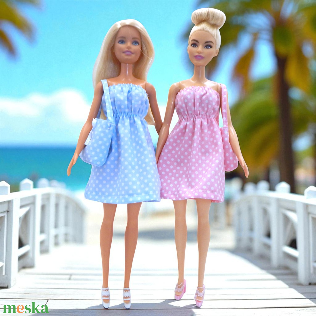 Rózsazsín pöttyös vászon nyári ruha táskával barbie típusú babákhoz (terhes Steffi-hez is!) (a075rp) - játék & sport - baba & babaház - barbie ruhák - Meska.hu Rózsazsín pöttyös vászon nyári ruha táskával barbie típusú babákhoz (terhes Steffi-hez is!) (a075rp) - játék & sport - baba & babaház - barbie ruhák - Meska.hu