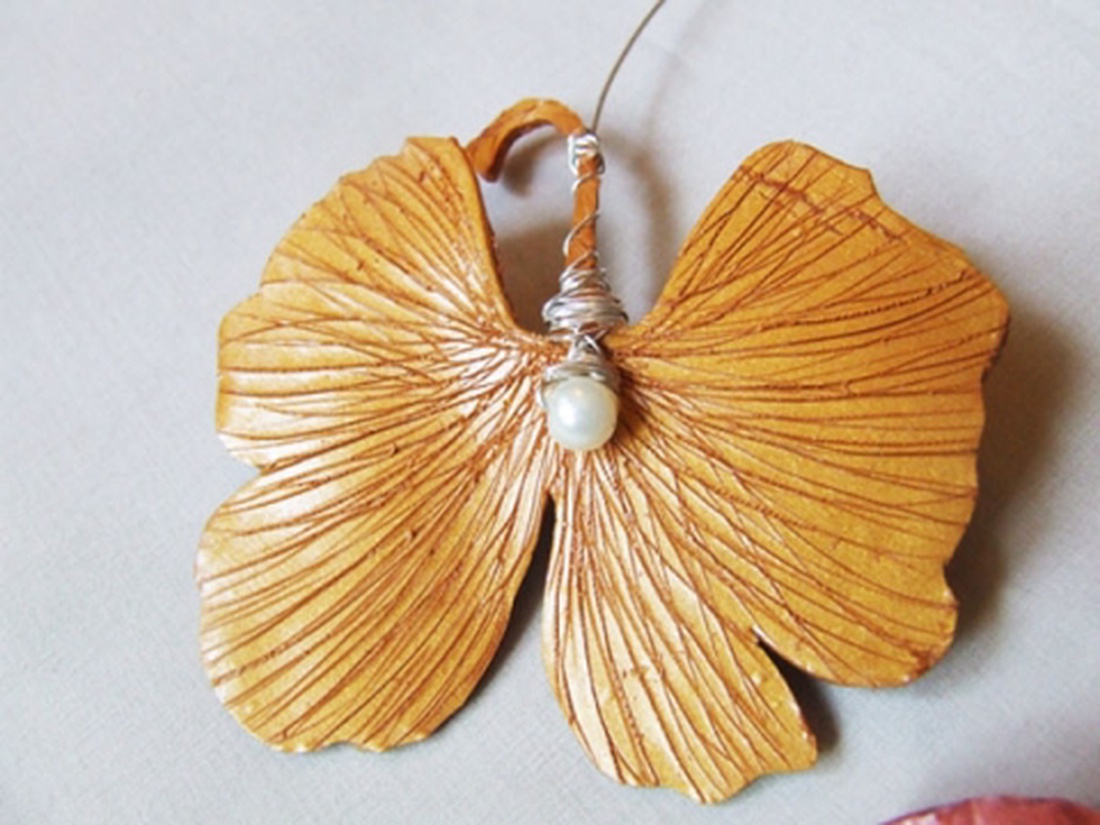 Ginkó merev nyaklánc - - Meska.hu Ginkó merev nyaklánc - - Meska.hu
