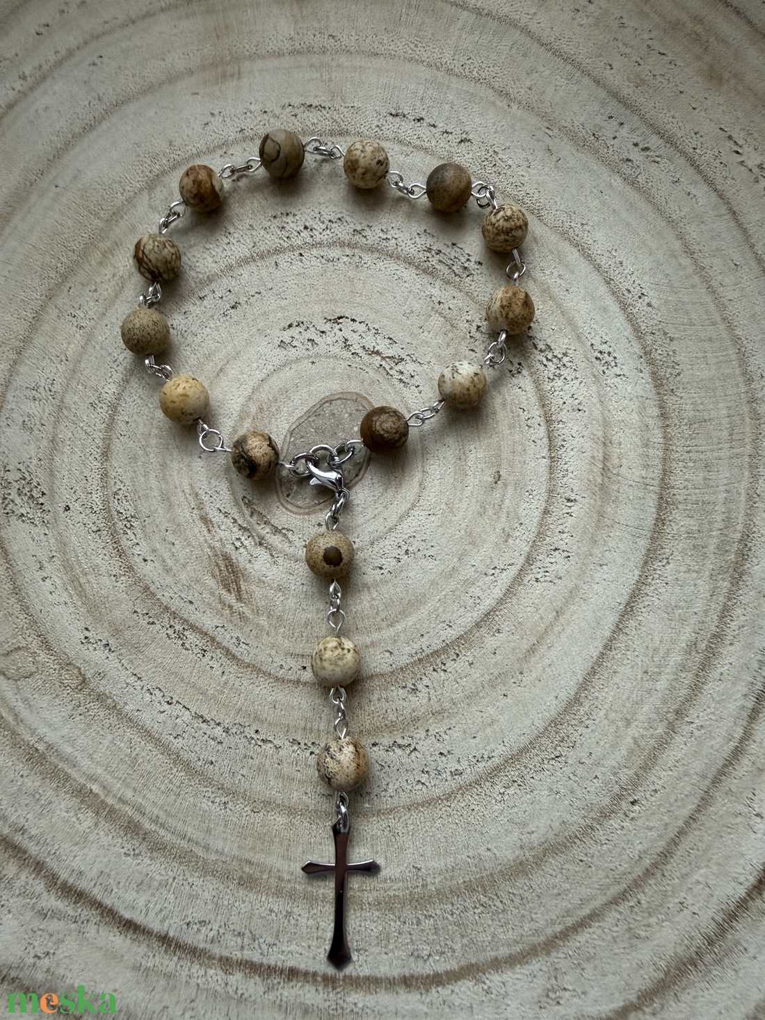 Autós védő tájképjáspis ásványból - kellékek & szerszámok - ásvány alapanyag - ásványfüzér - Meska.hu