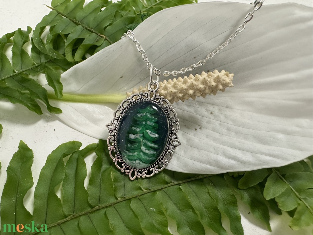 Karácsony éjjel - nyaklánc  - ékszer - nyaklánc - medálos nyaklánc - Meska.hu