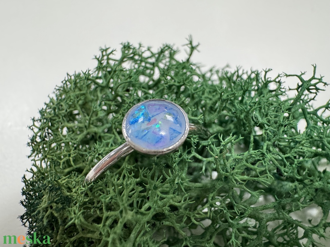 Hajnali harmat gyűrű - ékszer - gyűrű - vékony gyűrű - Meska.hu