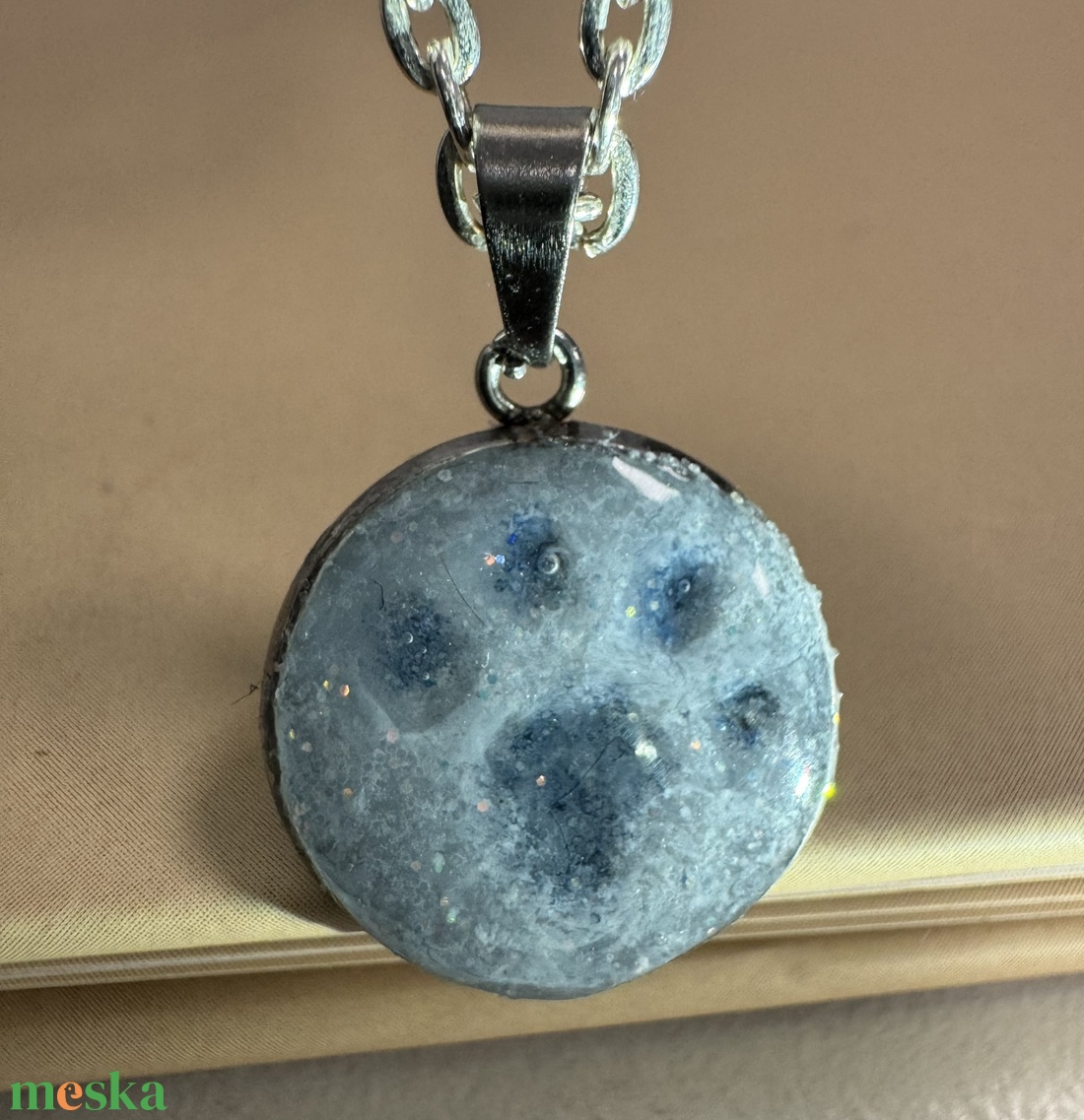 Nilsson havas mancslenyomata - nyaklánc  - ékszer - nyaklánc - medálos nyaklánc - Meska.hu