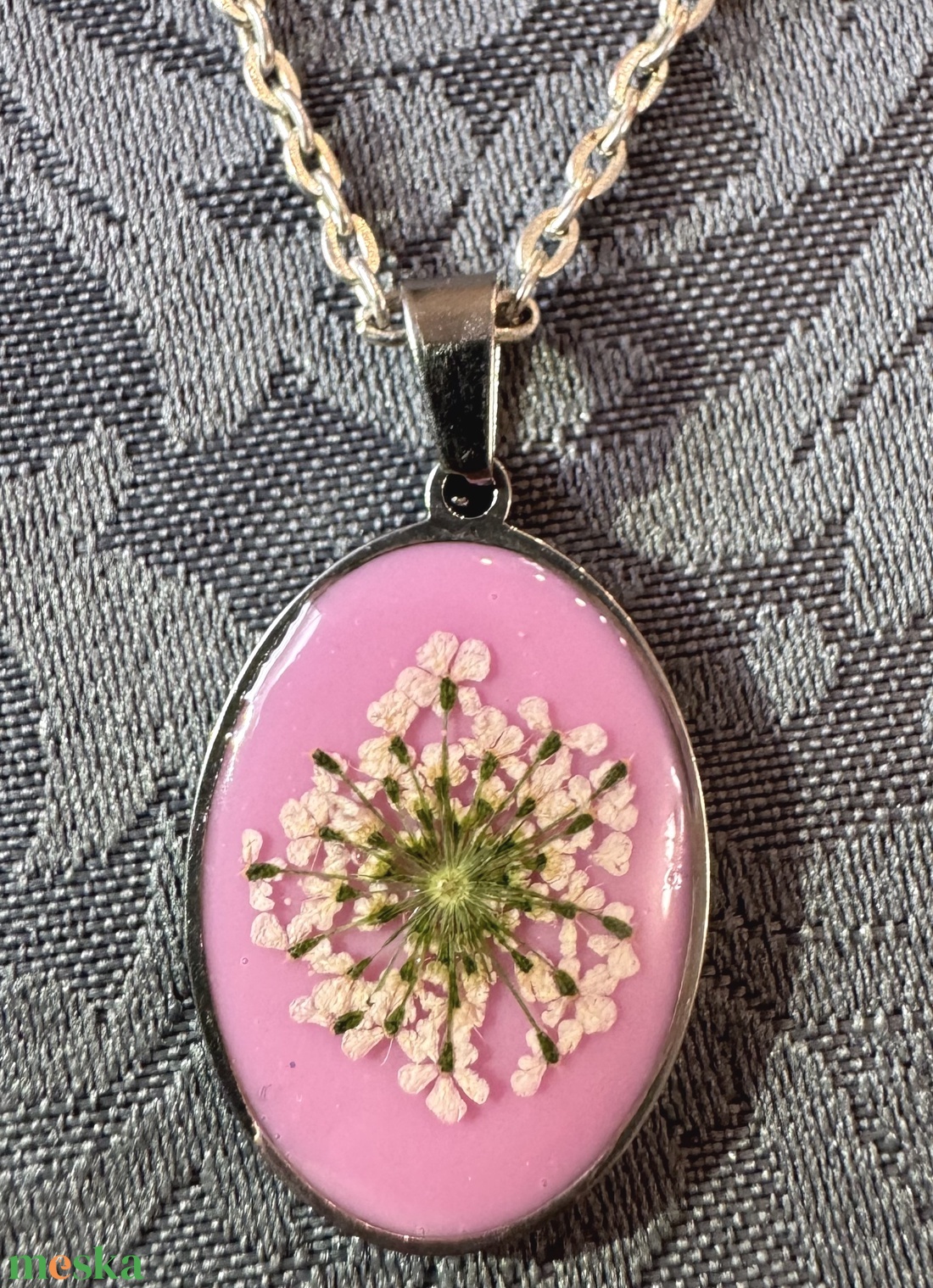 Tündércsipke 02 - medál nyakláncon  - ékszer - nyaklánc - medálos nyaklánc - Meska.hu