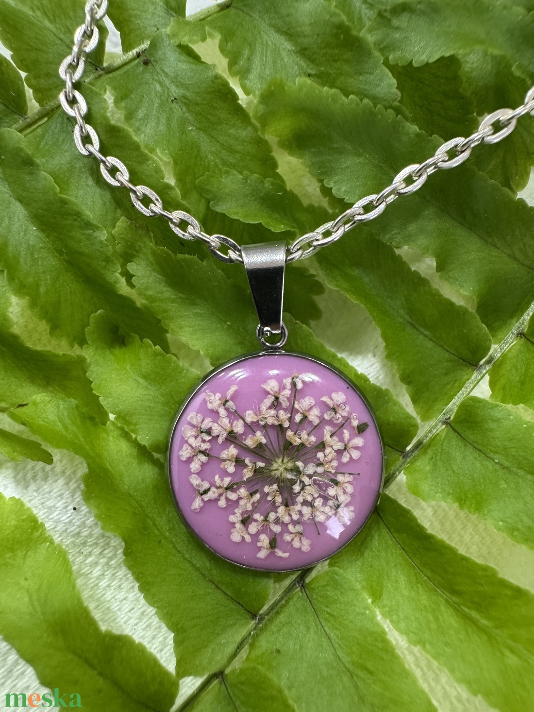 Tündércsipke 01 - medál nyakláncon - ékszer - nyaklánc - medálos nyaklánc - Meska.hu