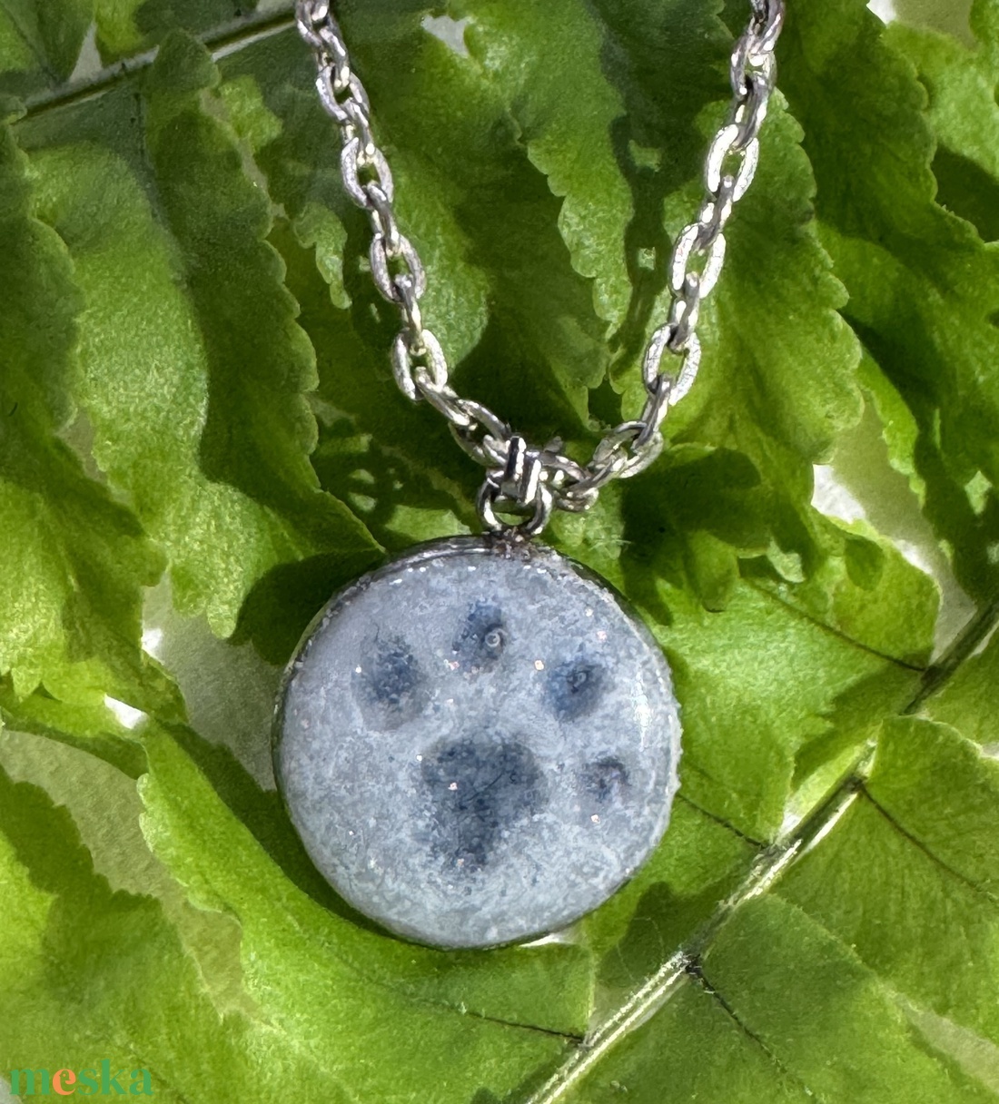 Nilsson havas mancslenyomata - nyaklánc  - ékszer - nyaklánc - medálos nyaklánc - Meska.hu