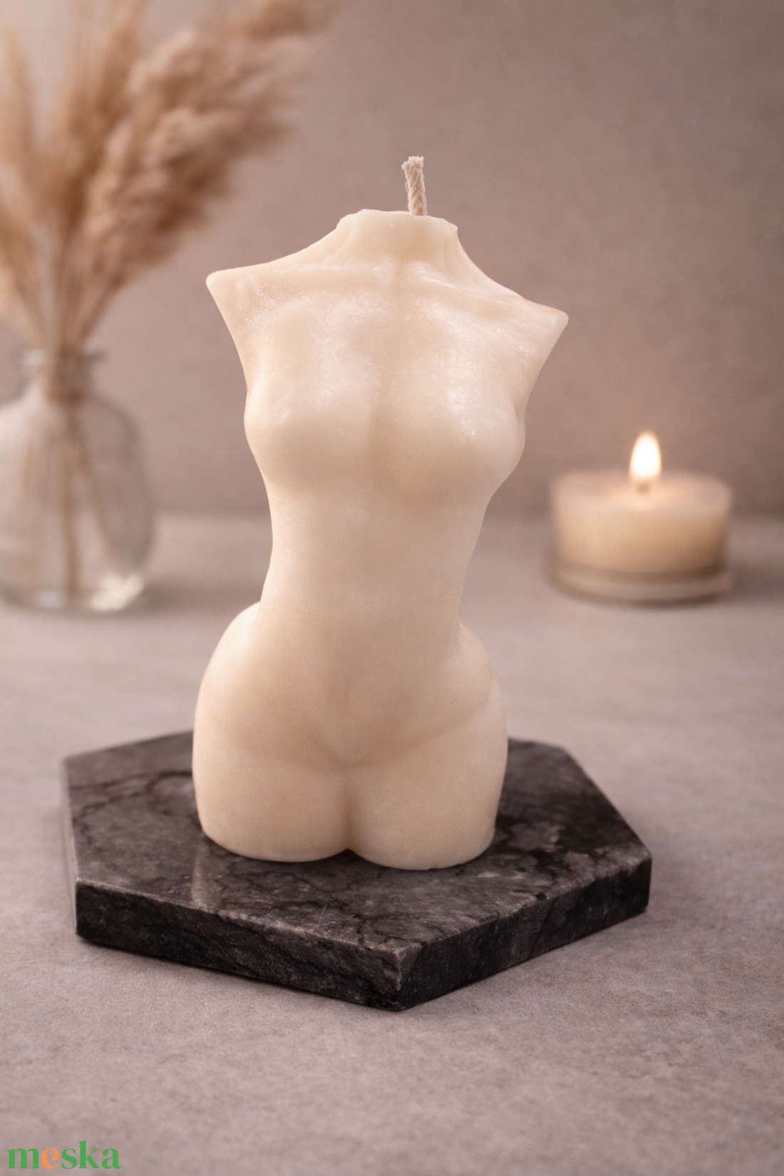 Női test gyertya � kézzel készült szoborgyertya - otthon & életmód - gyertya, illat, aroma - gyertya - Meska.hu