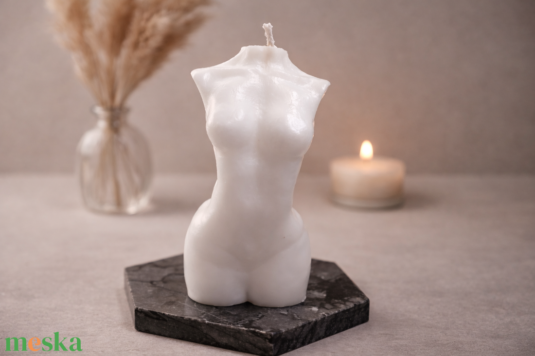 Női test gyertya � kézzel készült szoborgyertya - otthon & életmód - gyertya, illat, aroma - gyertya - Meska.hu