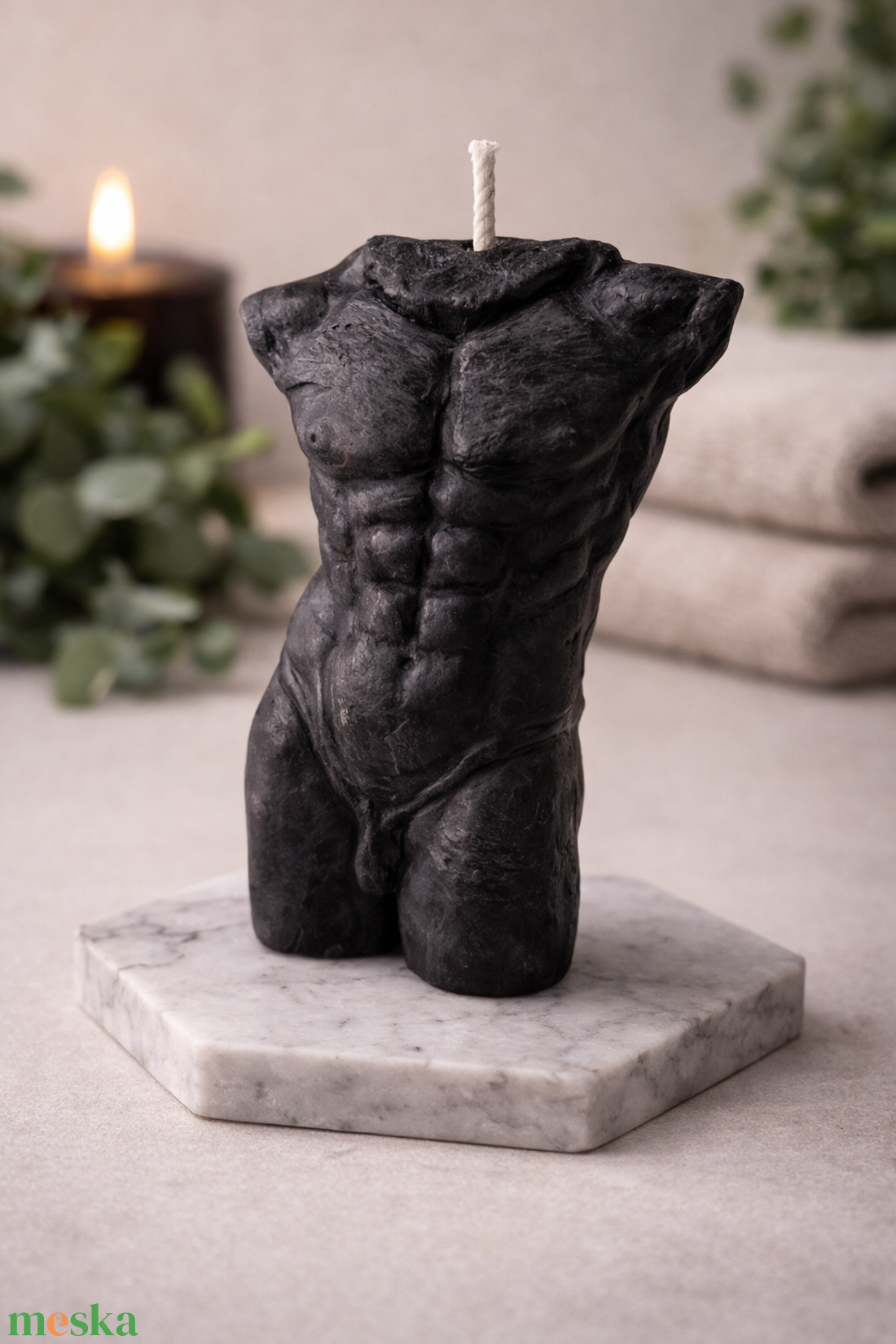 Testszobor gyertya � női vagy férfi test � kézzel készült szójaviasz gyertya � minimalista dekoráció - otthon & életmód - gyertya, illat, aroma - gyertya - Meska.hu