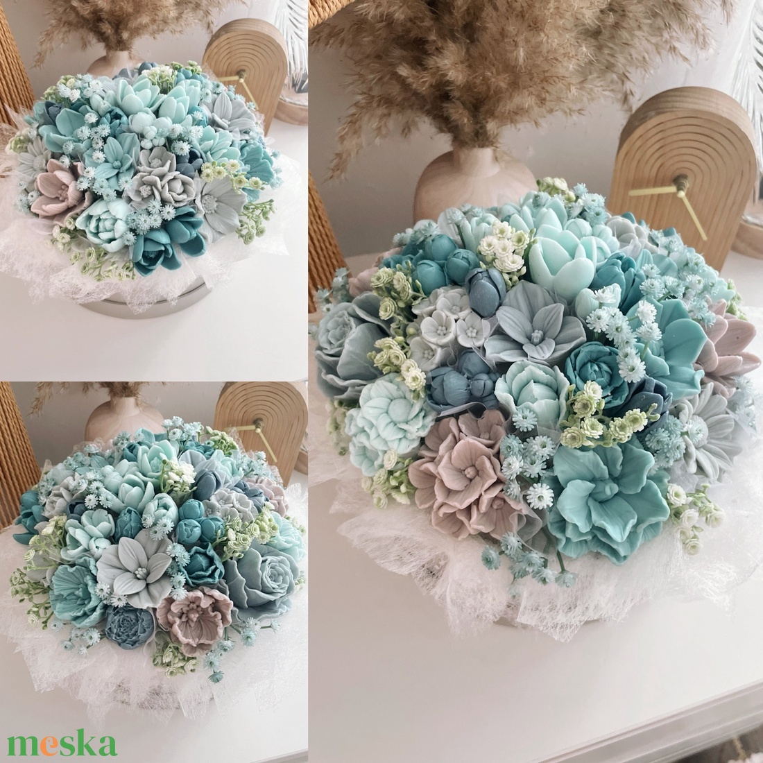 Szappanvirág box - otthon & életmód - dekoráció - virágdísz és tartó - virágbox, virágdoboz - Meska.hu