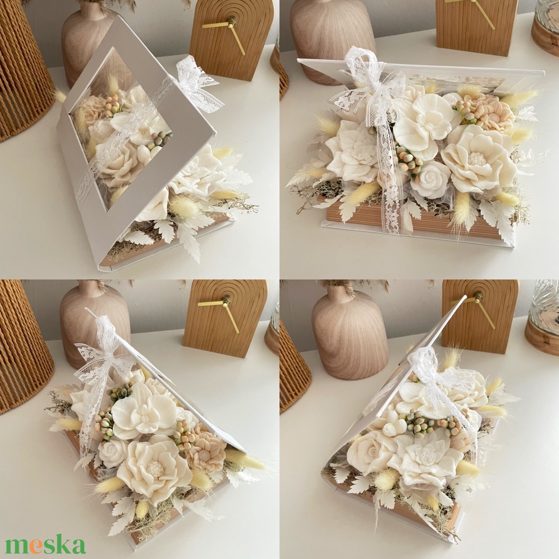 Szappanvirág  - otthon & életmód - dekoráció - virágdekoráció - virágok - virágbox - Meska.hu