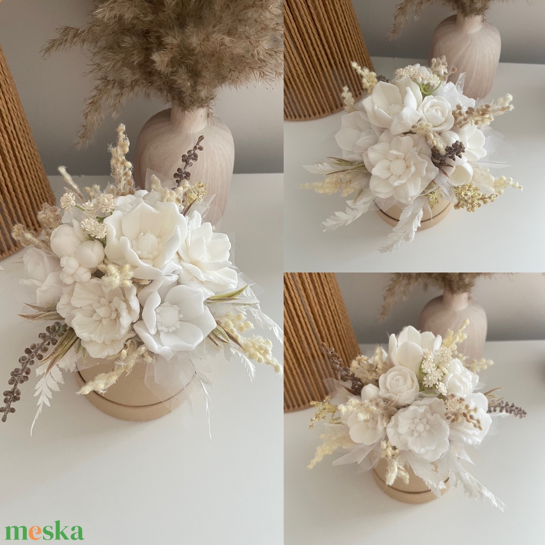 Szappanvirág box - otthon & életmód - virágdekoráció - virágok - virágbox - Meska.hu