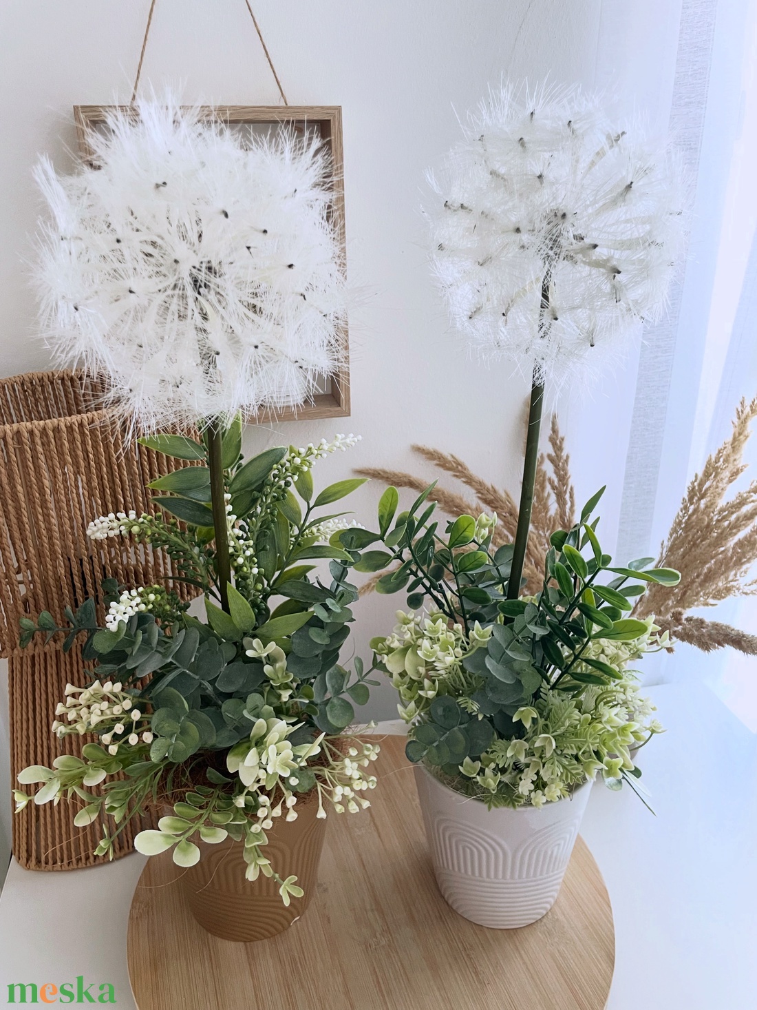 Igazi ritkaság!2db-os Pitypangos asztaldísz  - otthon & életmód - dekoráció - asztal és polc dekoráció - asztaldísz - Meska.hu