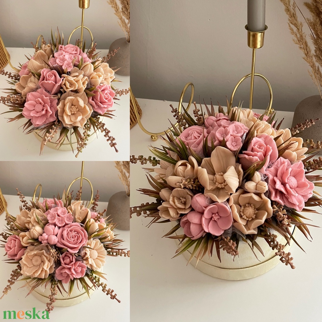 Szappanvirág box - otthon & életmód - virágdekoráció - virágok - virágbox - Meska.hu