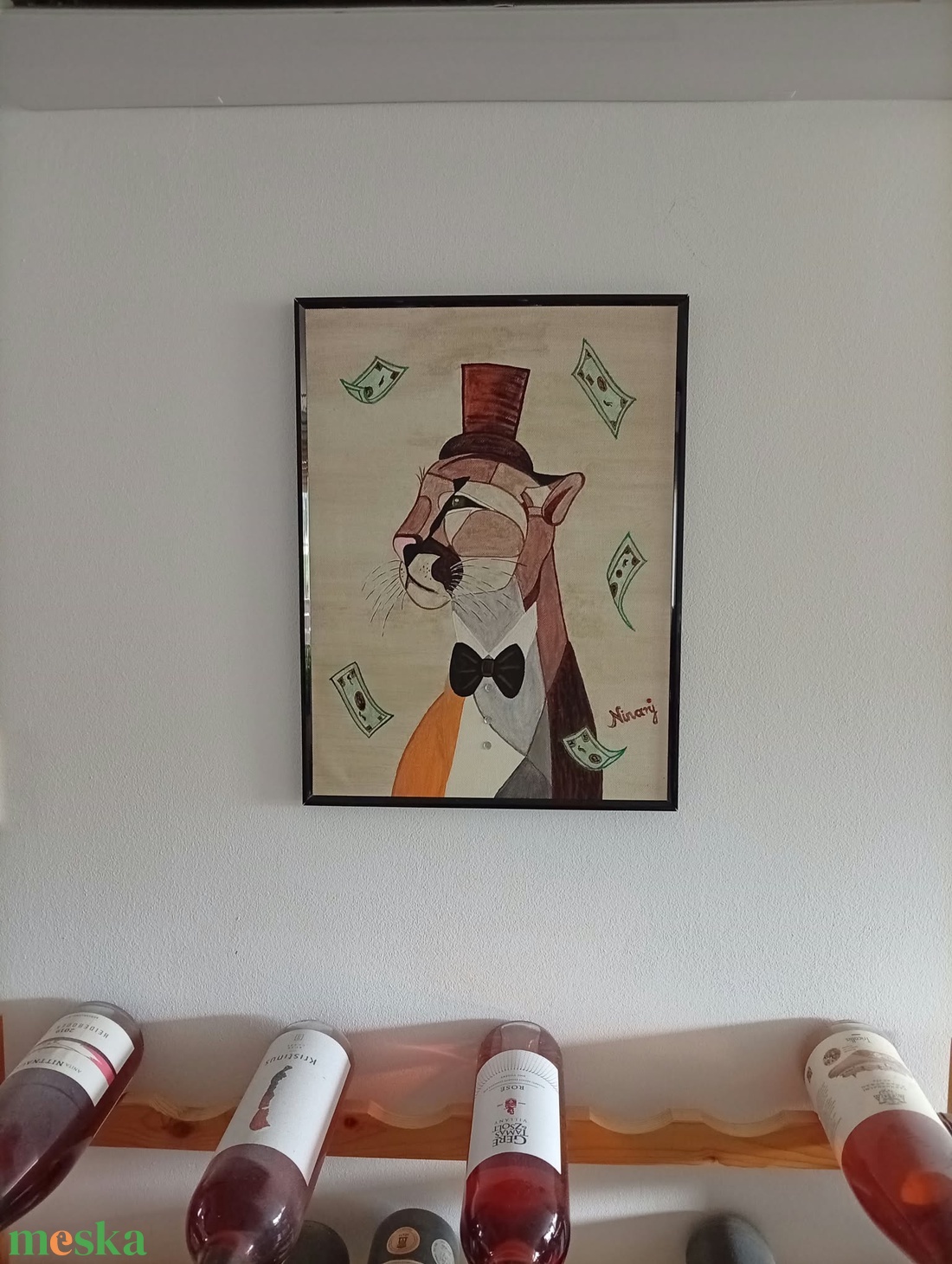 The Real Boss című- eredeti akril festmény-30X40 cm - művészet - festmény - akril - Meska.hu
