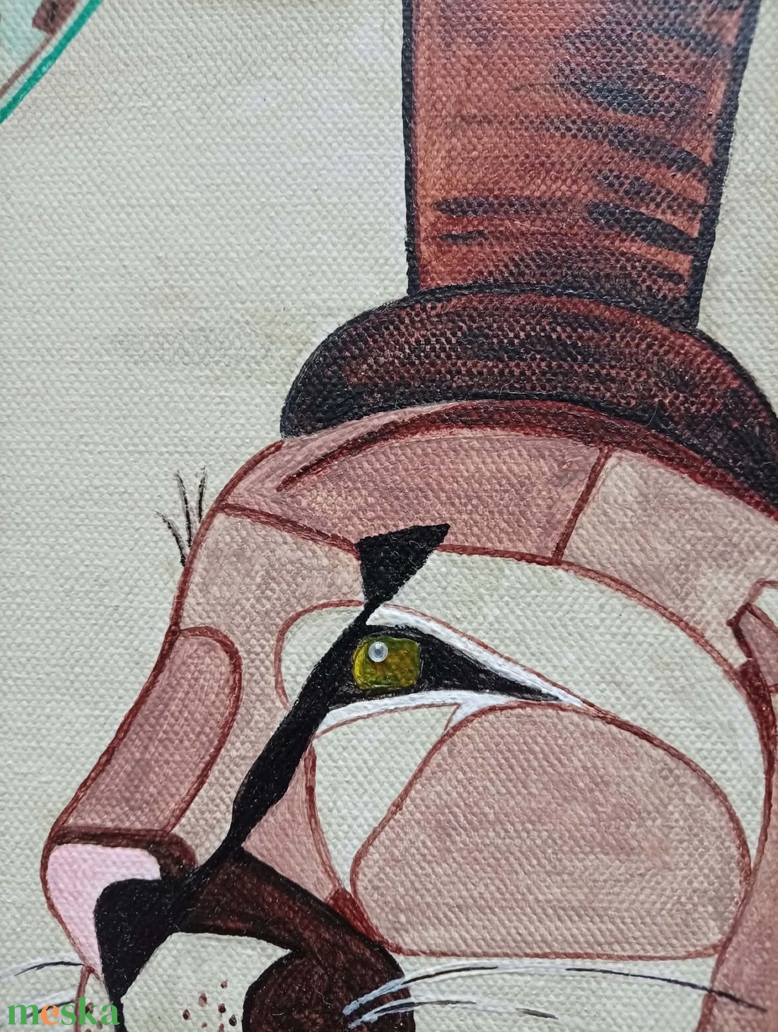 The Real Boss című- eredeti akril festmény-30X40 cm - művészet - festmény - akril - Meska.hu