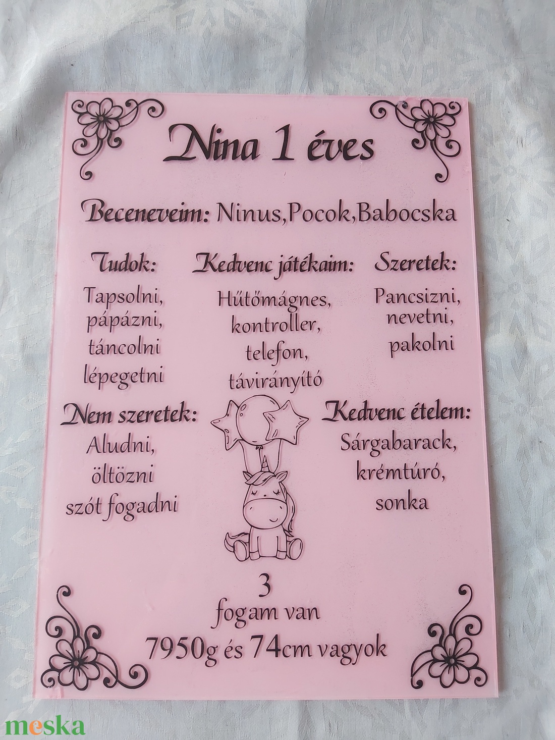 Születésnapi emlékkép - otthon & életmód - babaszoba, gyerekszoba - babaszoba kép - Meska.hu Születésnapi emlékkép - otthon & életmód - babaszoba, gyerekszoba - babaszoba kép - Meska.hu