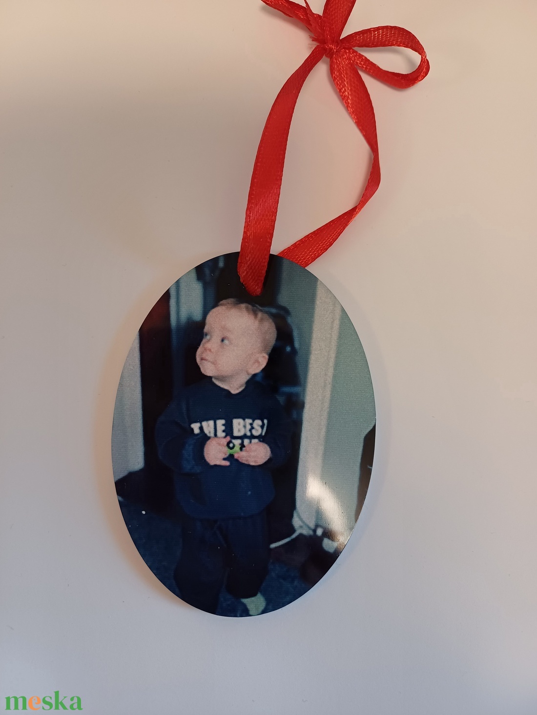 Egyedi fényképes karácsonyfadísz  - karácsony - karácsonyi lakásdekoráció - karácsonyfadíszek - Meska.hu