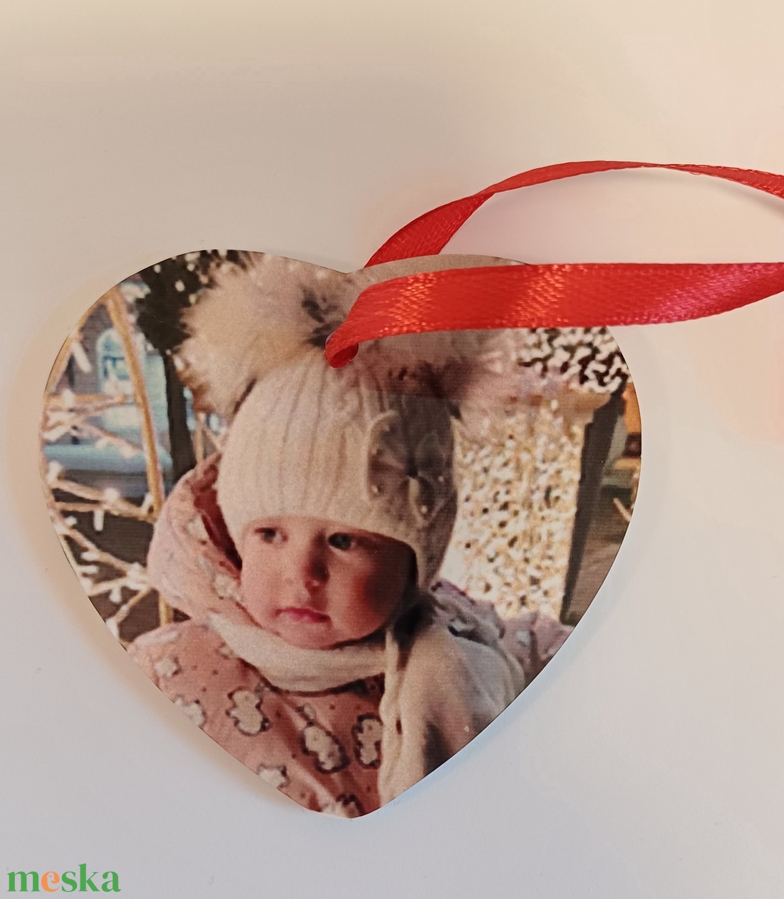 Egyedi fényképes karácsonyfadísz  - karácsony - karácsonyi lakásdekoráció - karácsonyfadíszek - Meska.hu