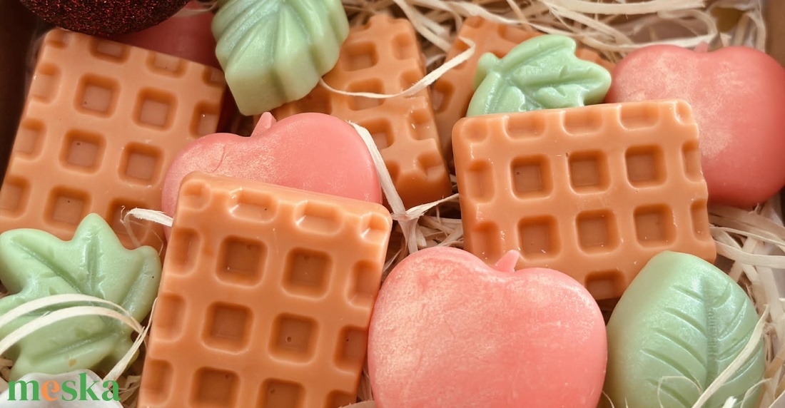 Almás pite illatviasz  - otthon & életmód - gyertya, illat, aroma - illatviasz - Meska.hu