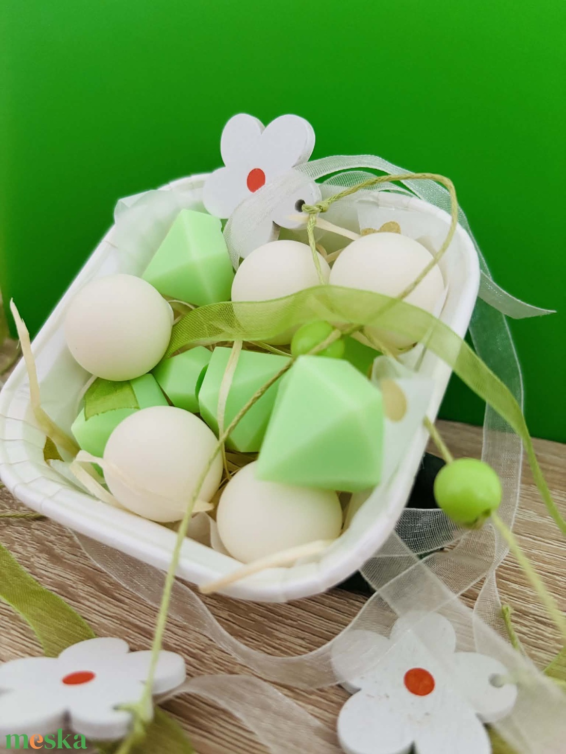 Lime és kókusz illatviasz - otthon & életmód - gyertya, illat, aroma - illatviasz - Meska.hu