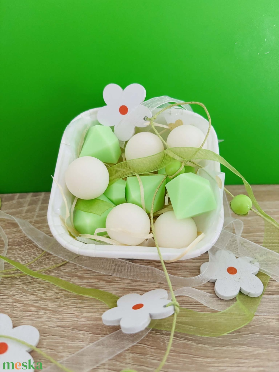 Lime és kókusz illatviasz - otthon & életmód - gyertya, illat, aroma - illatviasz - Meska.hu