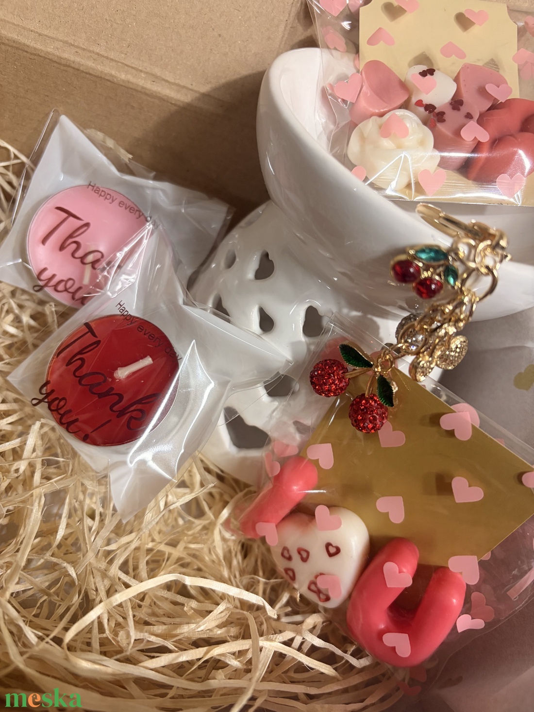 Ajándékcsomag dobozban - otthon & életmód - gyertya, illat, aroma - illatviasz - Meska.hu