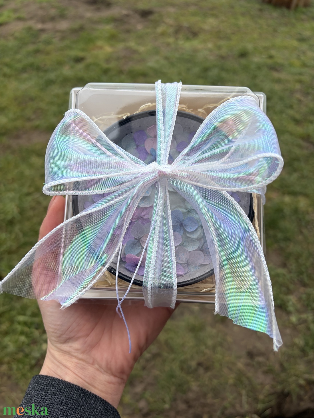 Körte és frézia illatú gyertya - otthon & életmód - gyertya, illat, aroma - illatviasz - Meska.hu