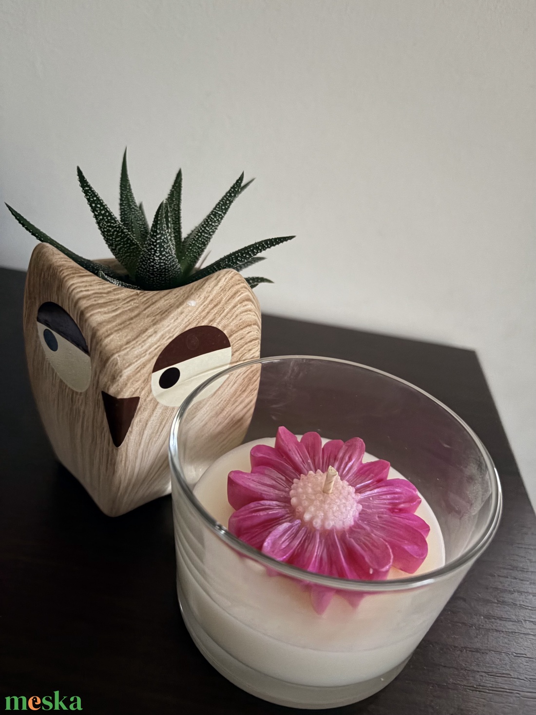 Cseresznyevirág illatú gyertya - otthon & életmód - gyertya, illat, aroma - illatviasz - Meska.hu