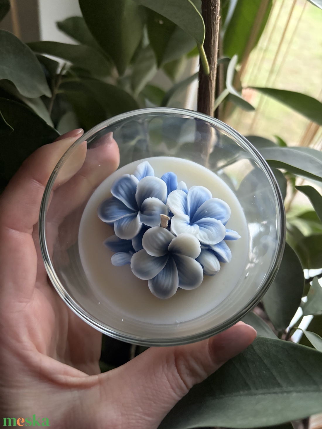 Ibolya illatú gyertya - otthon & életmód - gyertya, illat, aroma - illatviasz - Meska.hu