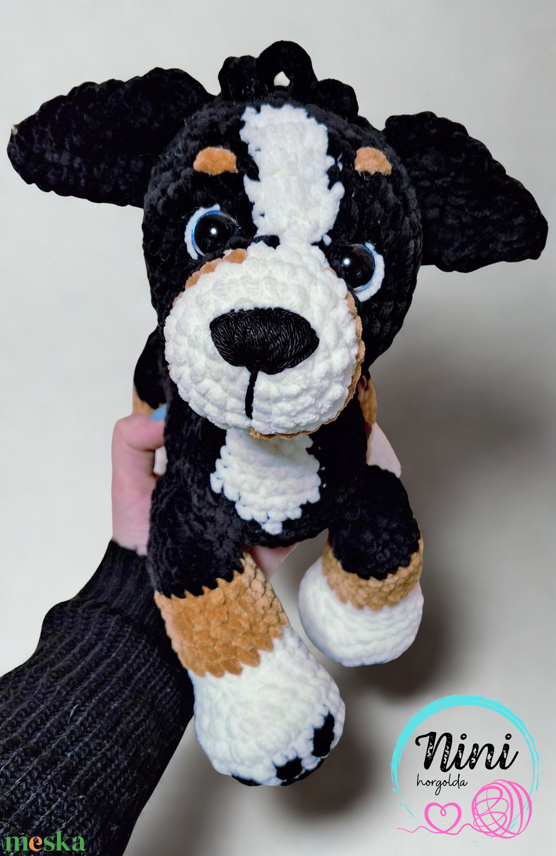 Berni pásztor kutya - játék & sport - plüssállat & játékfigura - kutya - Meska.hu