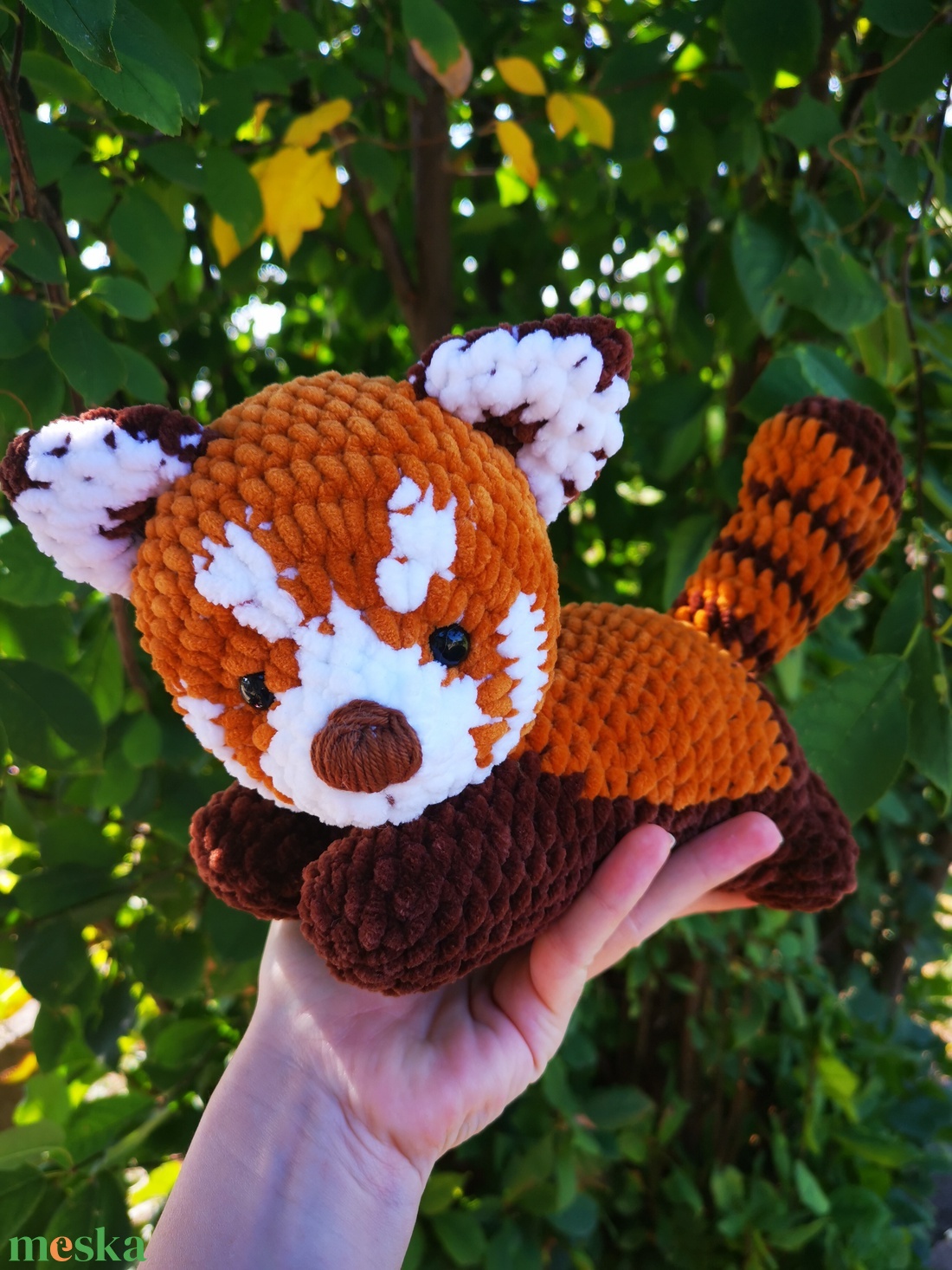 Amigurumi vöröspanda - játék & sport - plüssállat & játékfigura - más figura - Meska.hu