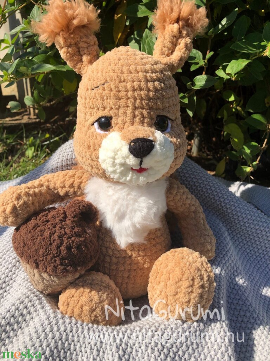 Plüss mókus - játék & sport - plüssállat & játékfigura - más figura - Meska.hu