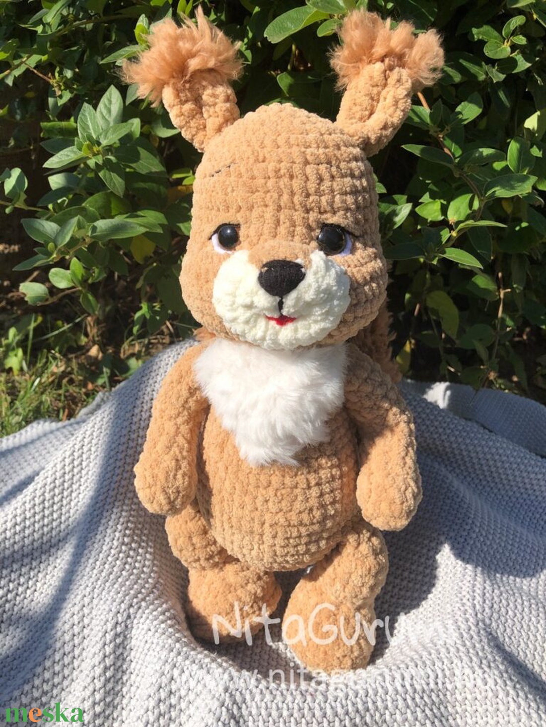 Plüss mókus - játék & sport - plüssállat & játékfigura - más figura - Meska.hu