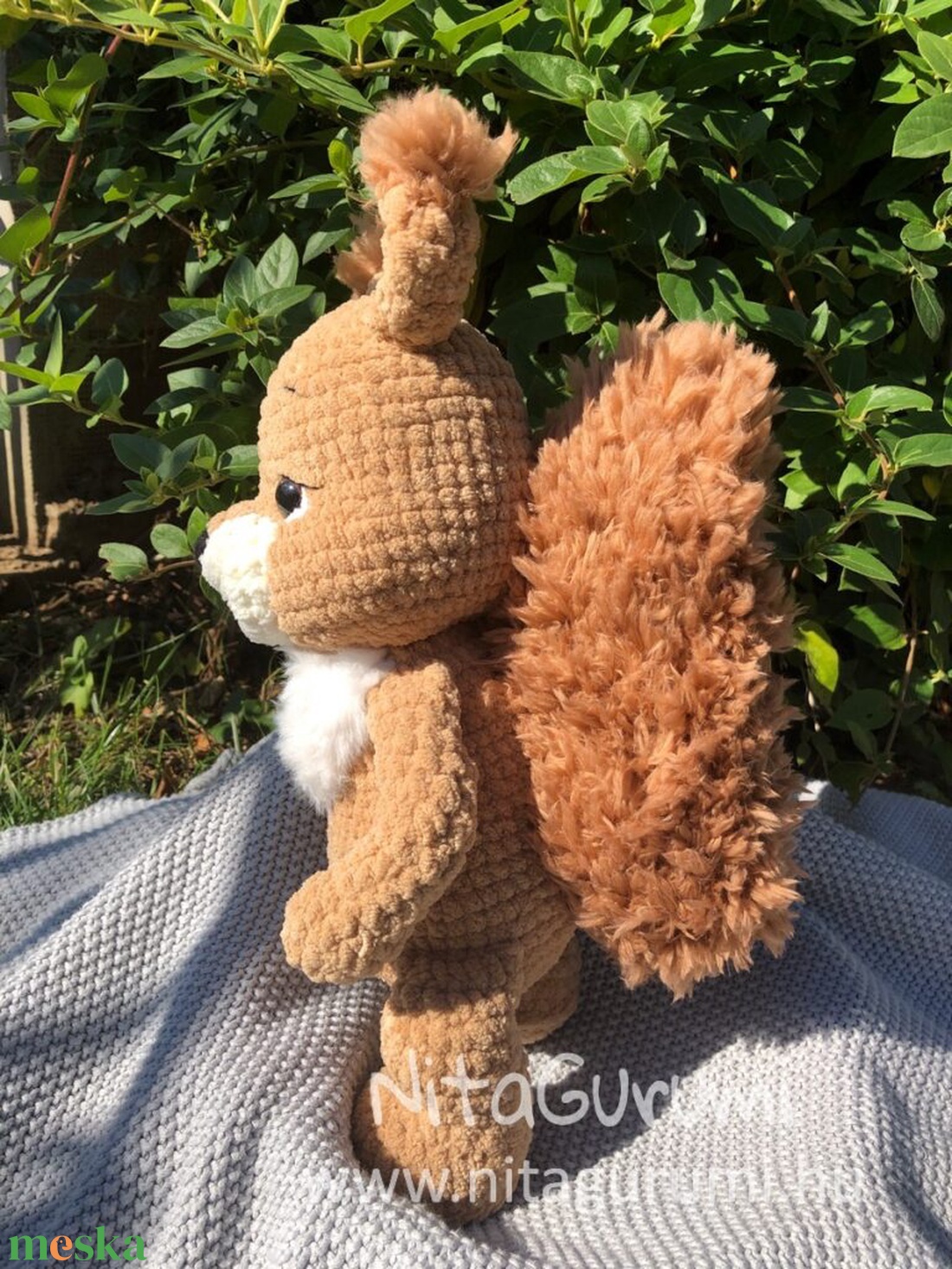 Plüss mókus - játék & sport - plüssállat & játékfigura - más figura - Meska.hu