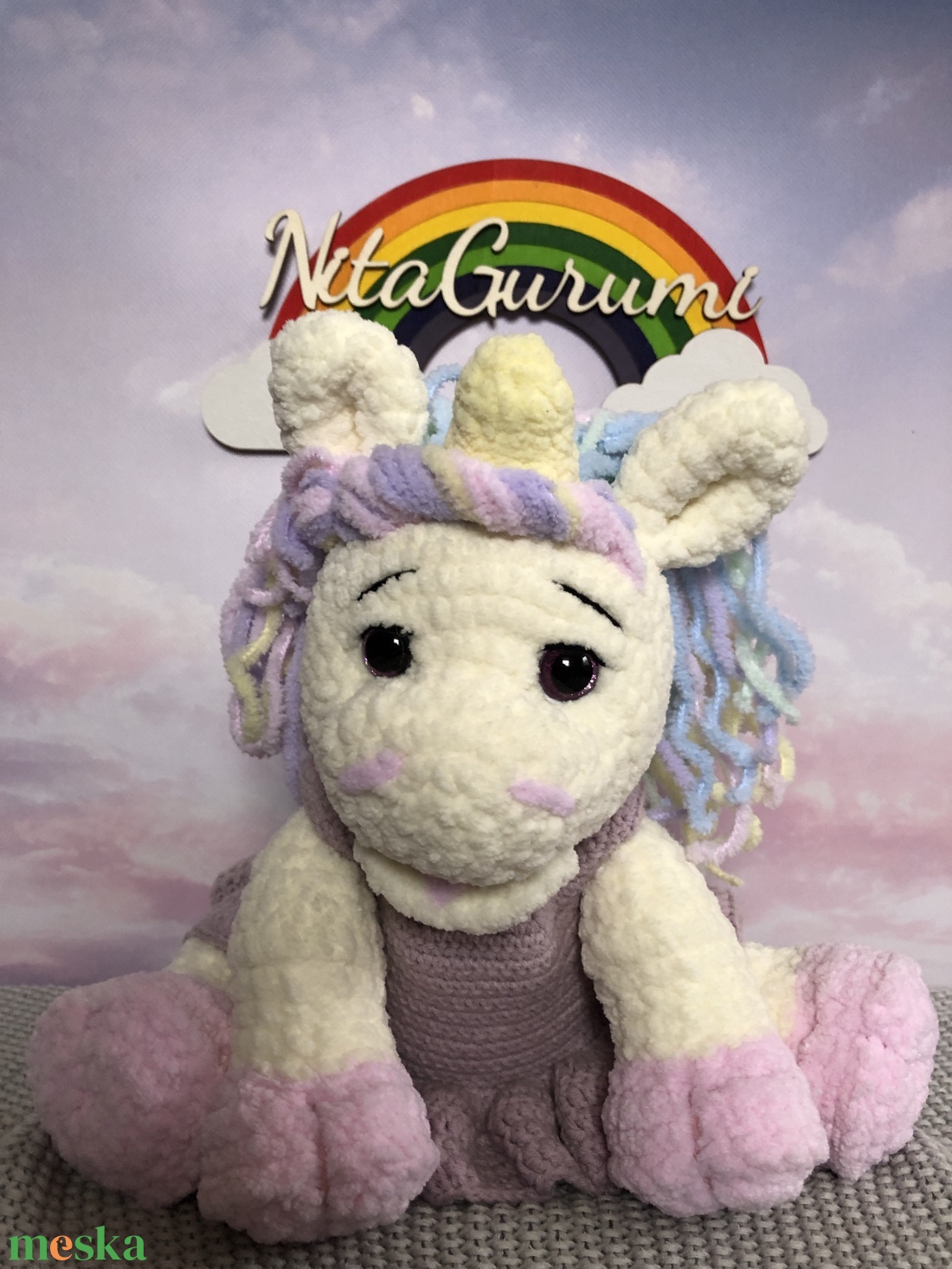 Unikornis horgolás minta Pdf - diy (csináld magad) - szabásminta, útmutató - horgolási minta - Meska.hu