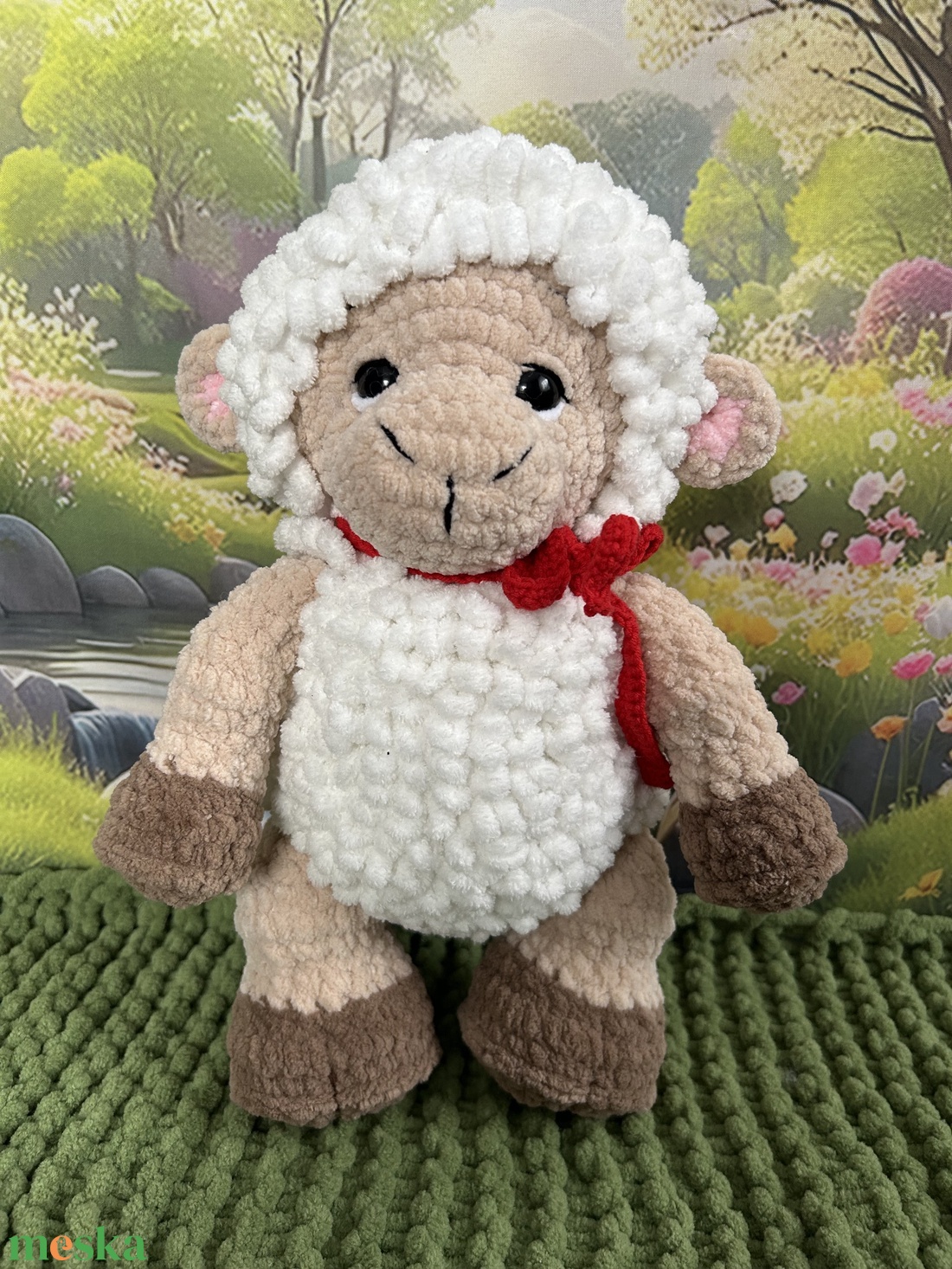 Plüss bárány - játék & sport - plüssállat & játékfigura - plüss bárány - Meska.hu