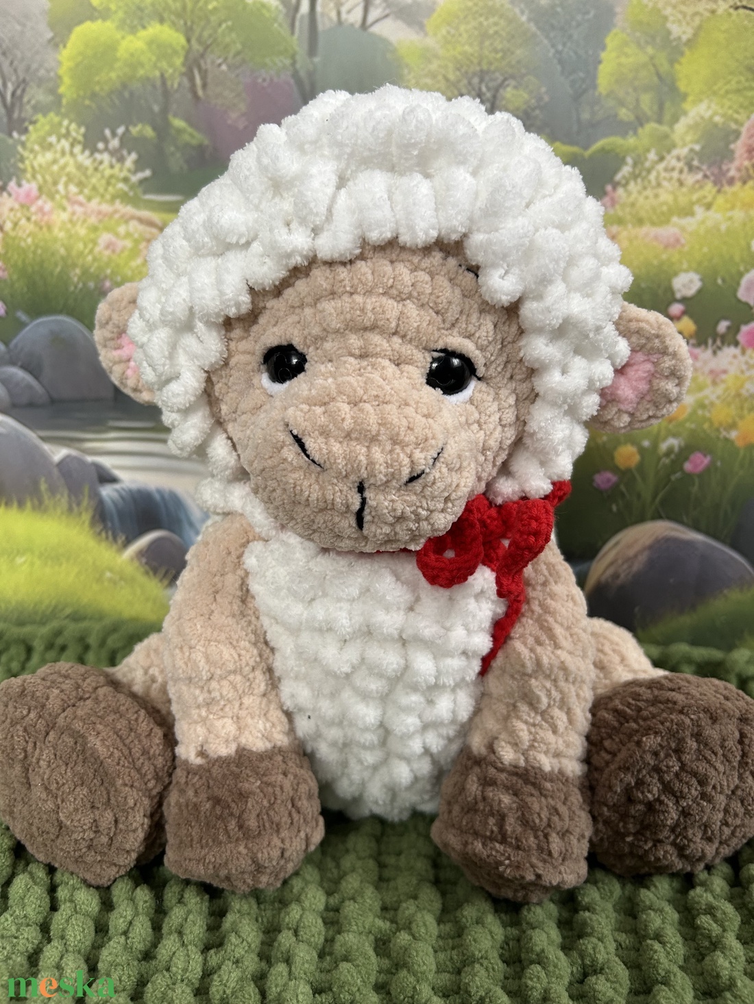 Plüss bárány - játék & sport - plüssállat & játékfigura - plüss bárány - Meska.hu