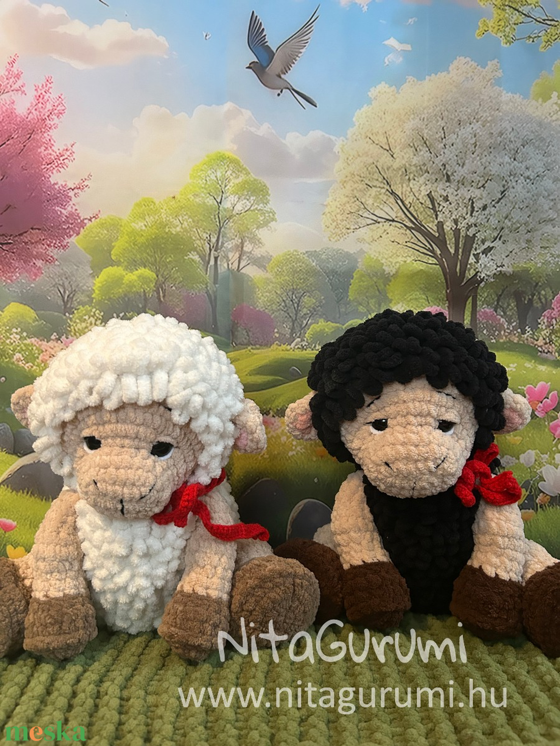 Bárány amigurumi minta Pdf - diy (csináld magad) - szabásminta, útmutató - horgolási minta - Meska.hu