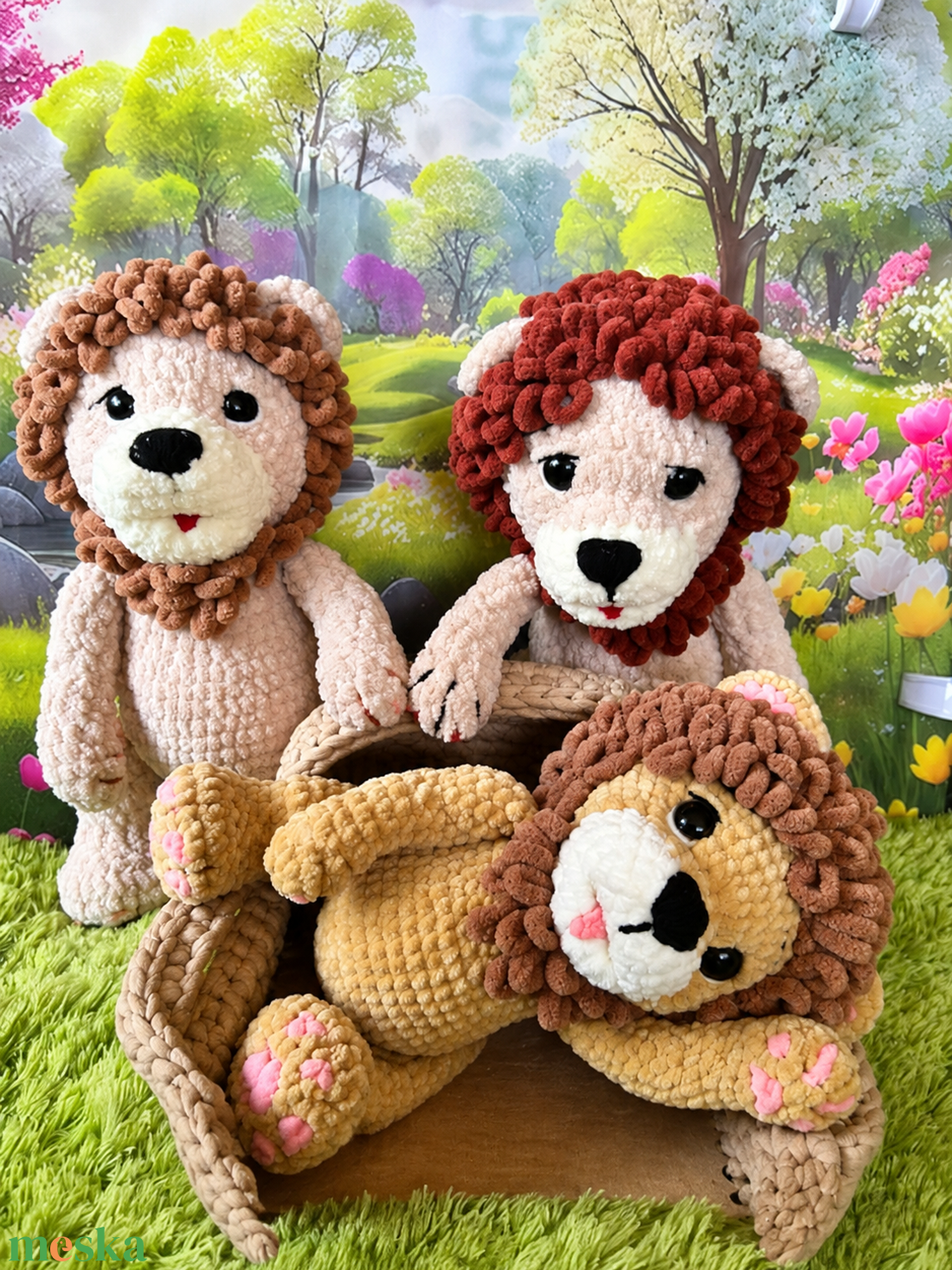 Oroszlán amigurumi minta Pdf - kellékek & szerszámok - szerszámok, eszközök - eszköz kötéshez, horgoláshoz - Meska.hu