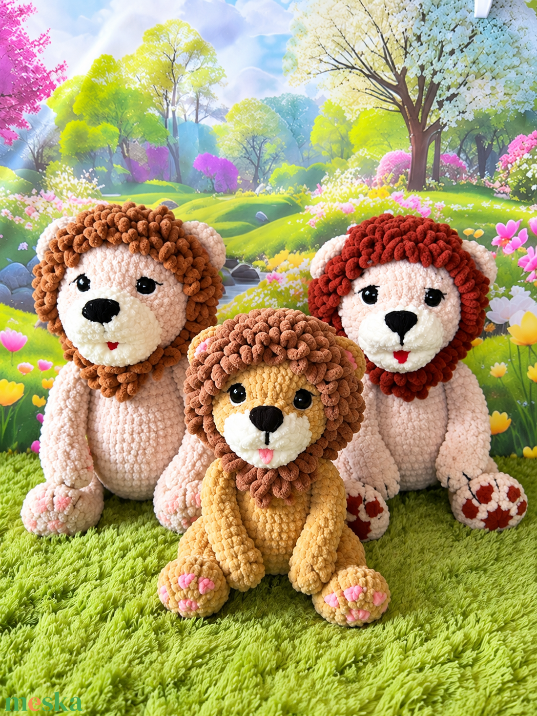 Oroszlán amigurumi minta Pdf - kellékek & szerszámok - szerszámok, eszközök - eszköz kötéshez, horgoláshoz - Meska.hu