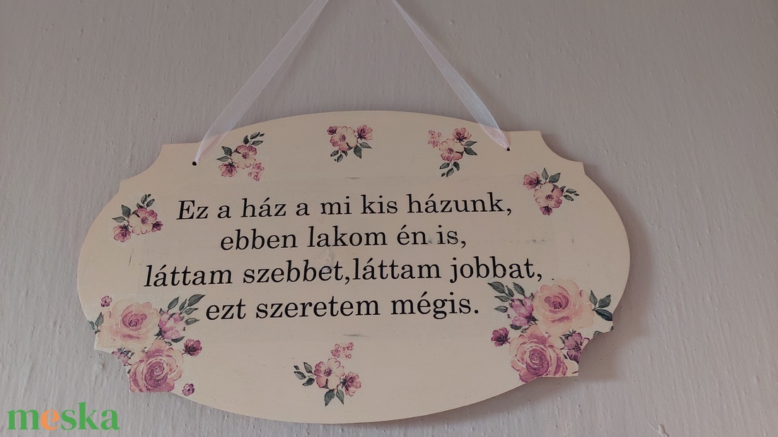 Vendég köszöntő tábla - otthon & életmód - dekoráció - fali és függő dekoráció - függődísz - Meska.hu