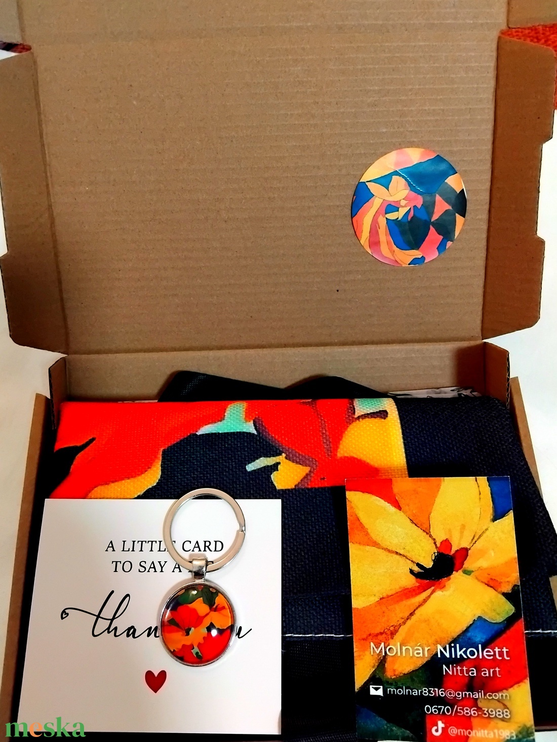 Art Box Muskátlik - ékszer - ékszerszett - Meska.hu