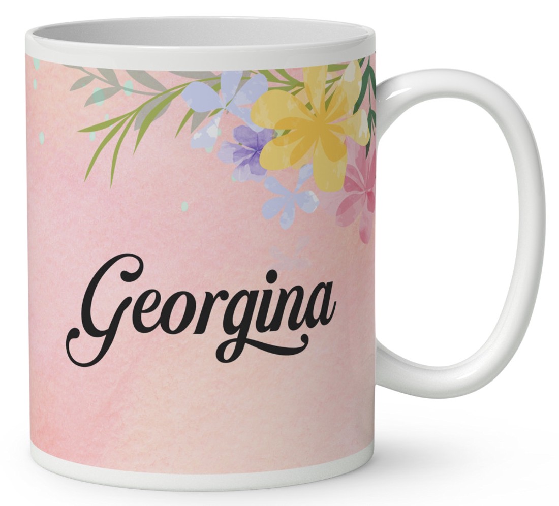 Kérd a neveddel - Cuki kávézós kis malac mintás bögre - otthon & életmód - konyhafelszerelés, tálalás - tálalás - bögre & csésze - Meska.hu