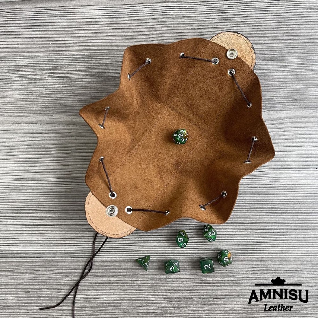 2in1 szütyő és kockatálca - Helena - játék & sport - táblajáték és kártyajáték - társasjátékok - dobókocka - Meska.hu