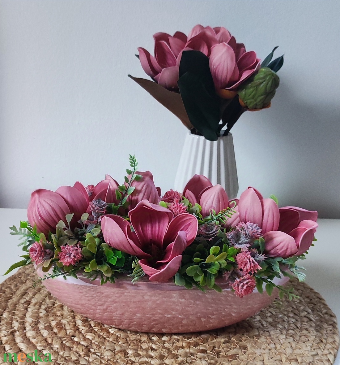 Magnólia csónak kaspóban - otthon & életmód - dekoráció - asztal és polc dekoráció - asztaldísz - Meska.hu Magnólia csónak kaspóban - otthon & életmód - dekoráció - asztal és polc dekoráció - asztaldísz - Meska.hu