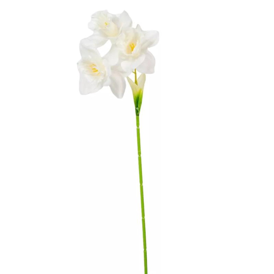 Nárcisz 3 virágú 46 cm - fehér - kellékek & szerszámok - dekorációs kellékek - egyéb kellékek - Meska.hu