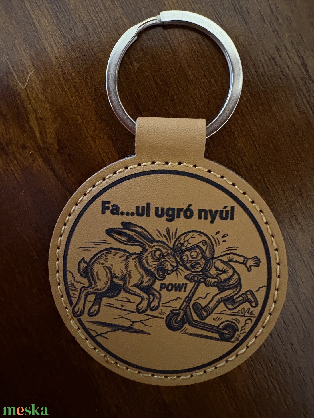 Fa...ul ugró nyúl kulcstartó - táska & tok - kulcstartó & táskadísz - kulcstartó - Meska.hu